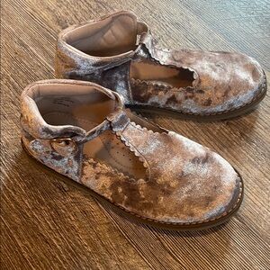 Monkey Feet Lavender Suede Kids Shoes